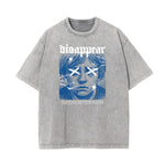 Washed Mask Graphic Cotton Tee