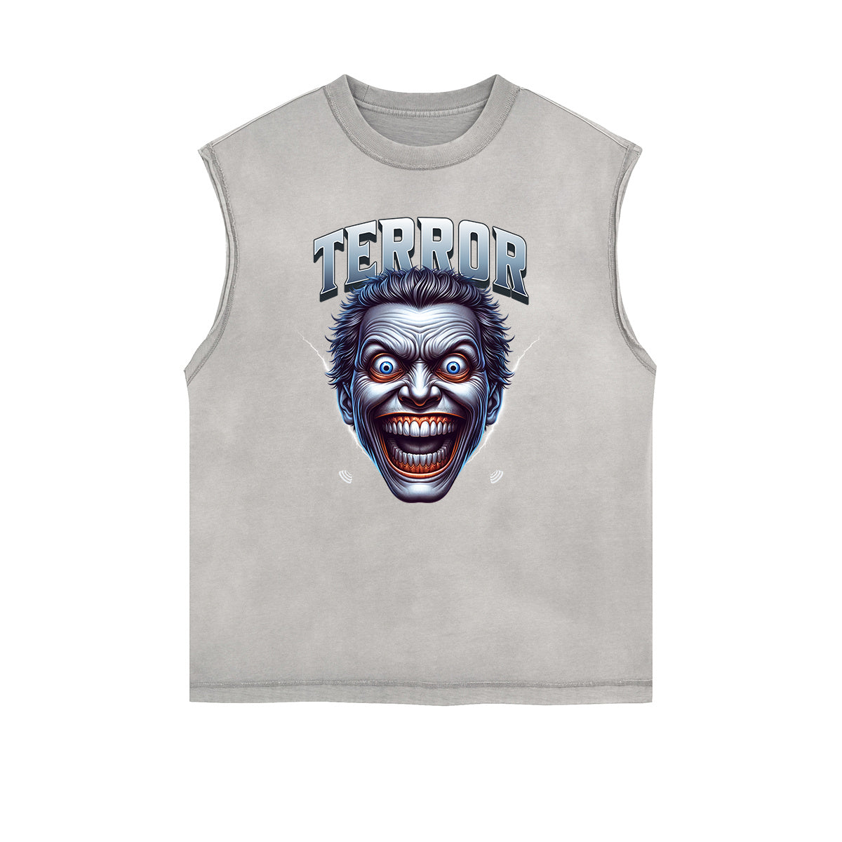 Frayed Edge Mask Graphic Tank Top