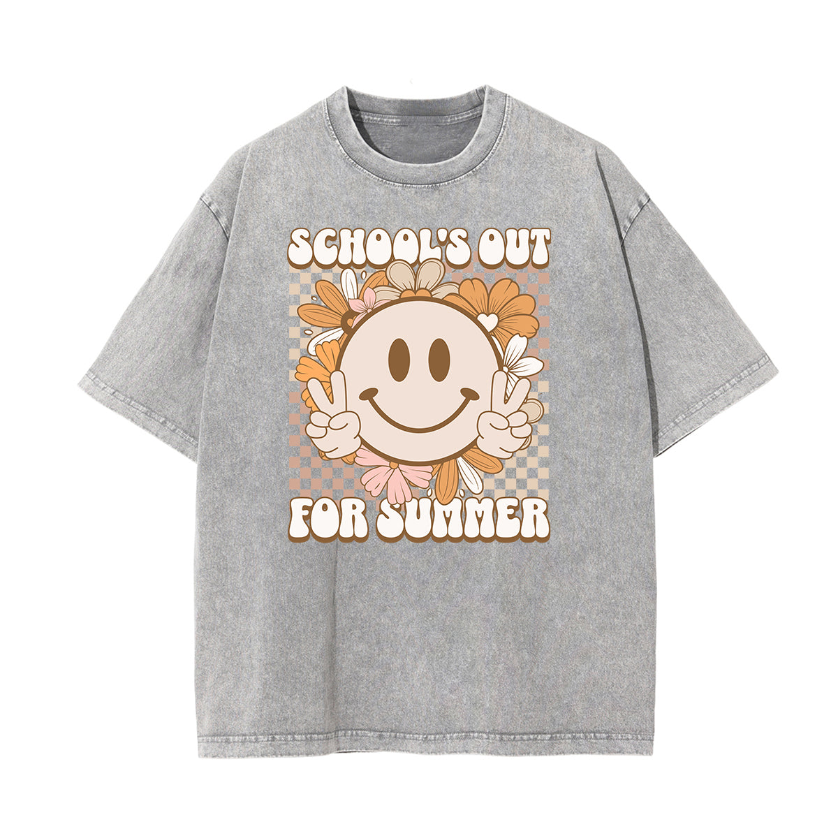 Washed Mask Graphic Cotton Tee