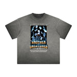 Vintage Frayed Mask Pattern Tee