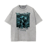 Washed Wolf Graphic Cotton Tee