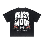 Heavy Fade Basketball Print T-Shirt