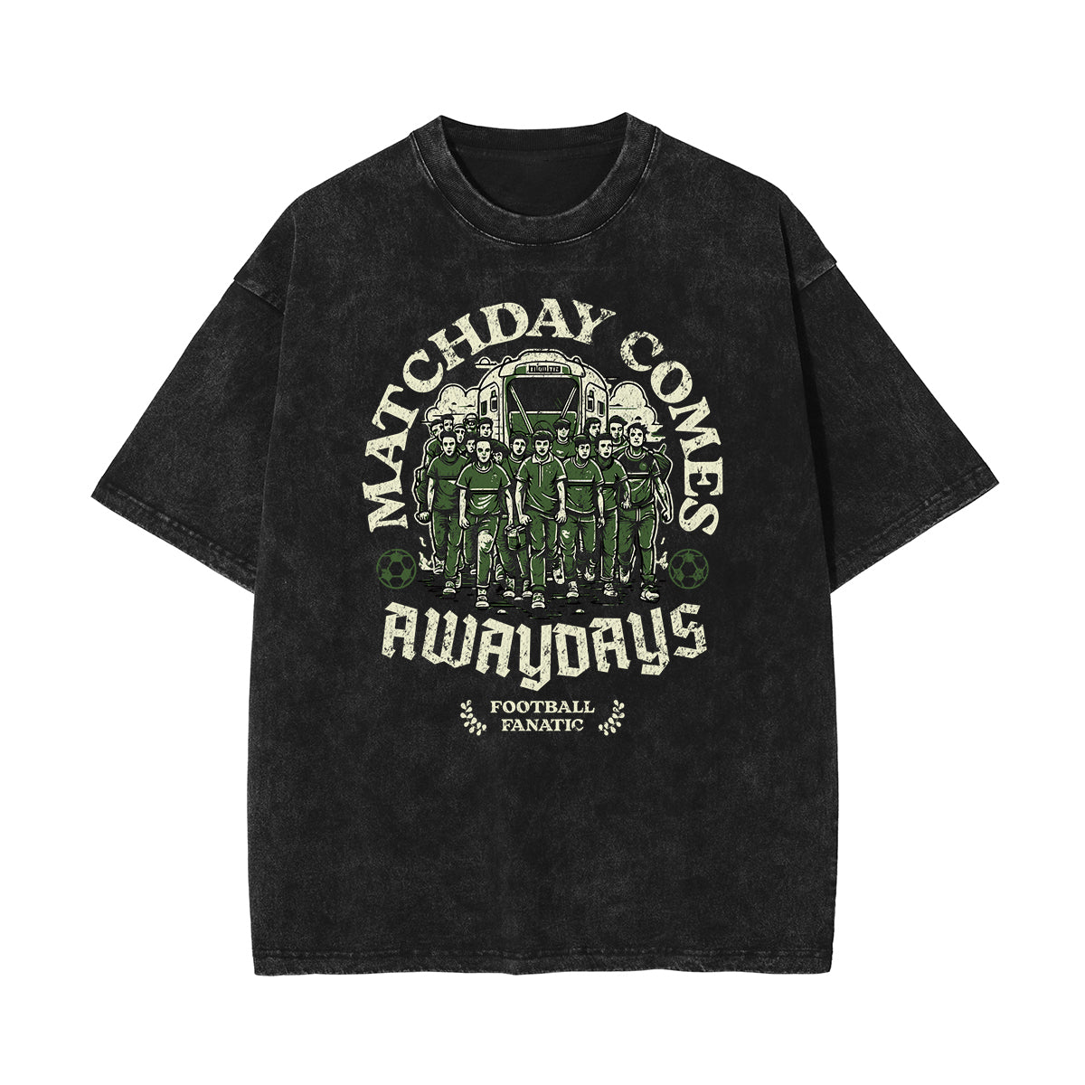 Washed Athletic Graphic Cotton Tee