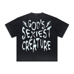 Heavy Fade Bold Typography T-Shirt