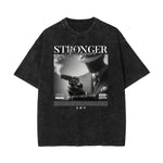 Stone Wash Mystery Mask Graphic T-Shirt