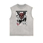 Frayed Edge Mystery Mask Graphic Tank Top