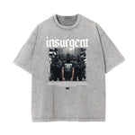 Washed Mystery Mask Graphic Cotton Tee