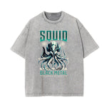 Washed Cotton Dark Aesthetic Tee