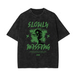 Stone-Washed Dark Aesthetic T-Shirt