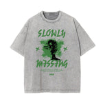 Washed Cotton Dark Aesthetic Tee