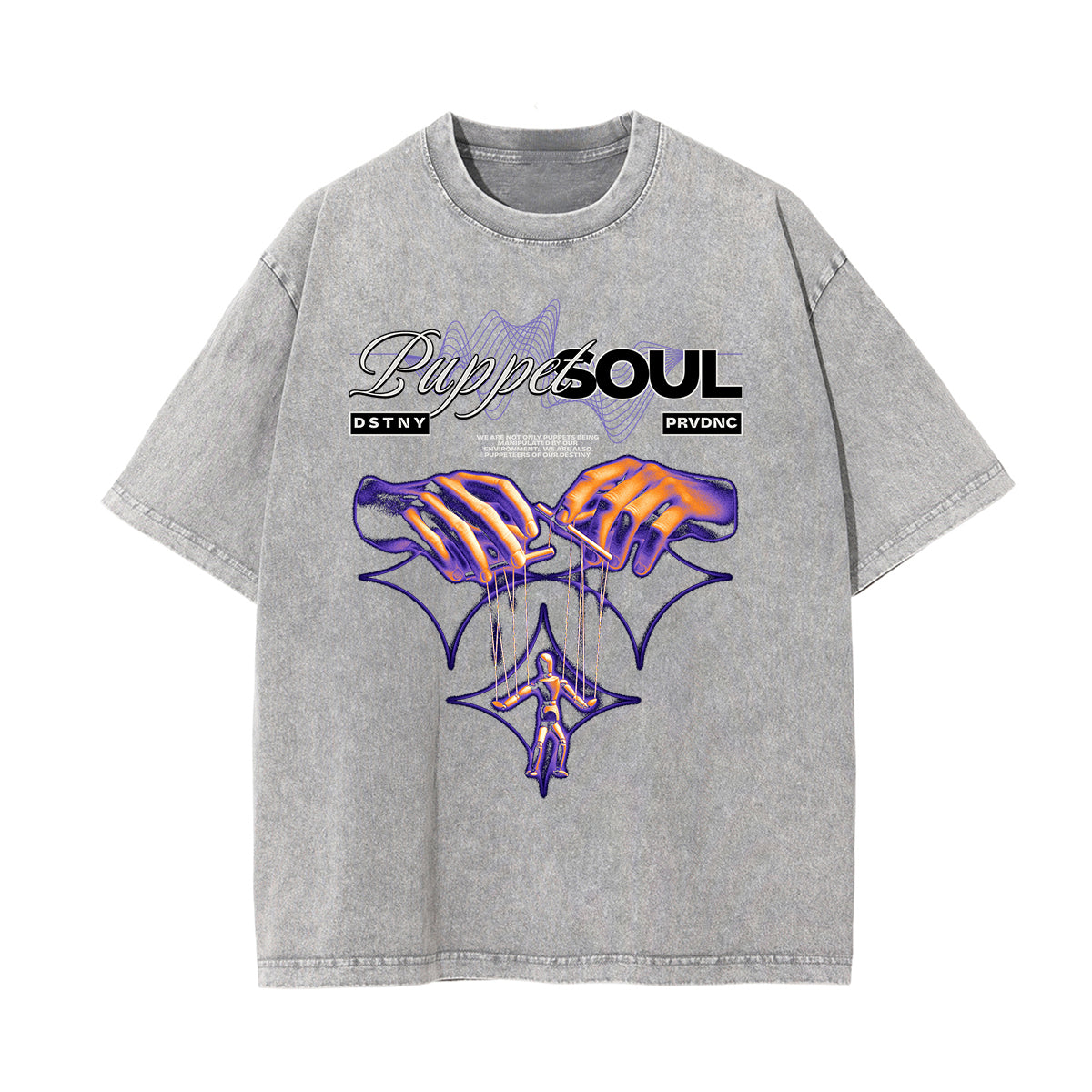 Washed Cotton Dark Aesthetic Tee