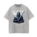 Washed Cotton Dark Aesthetic Tee