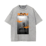 Washed Cotton Dark Aesthetic Tee