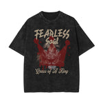 Stone-Washed Dark Aesthetic T-Shirt