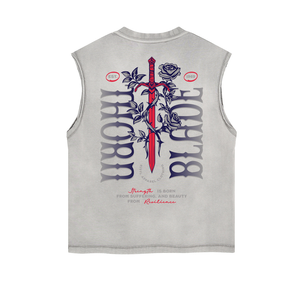 Dark Aesthetic Frayed-Edge Tank Top
