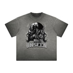 Heavyweight Washed Gothic Death Motif Tee