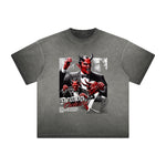 Heavyweight Washed Gothic Death Motif Tee