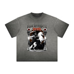 Heavyweight Washed Gothic Death Motif Tee