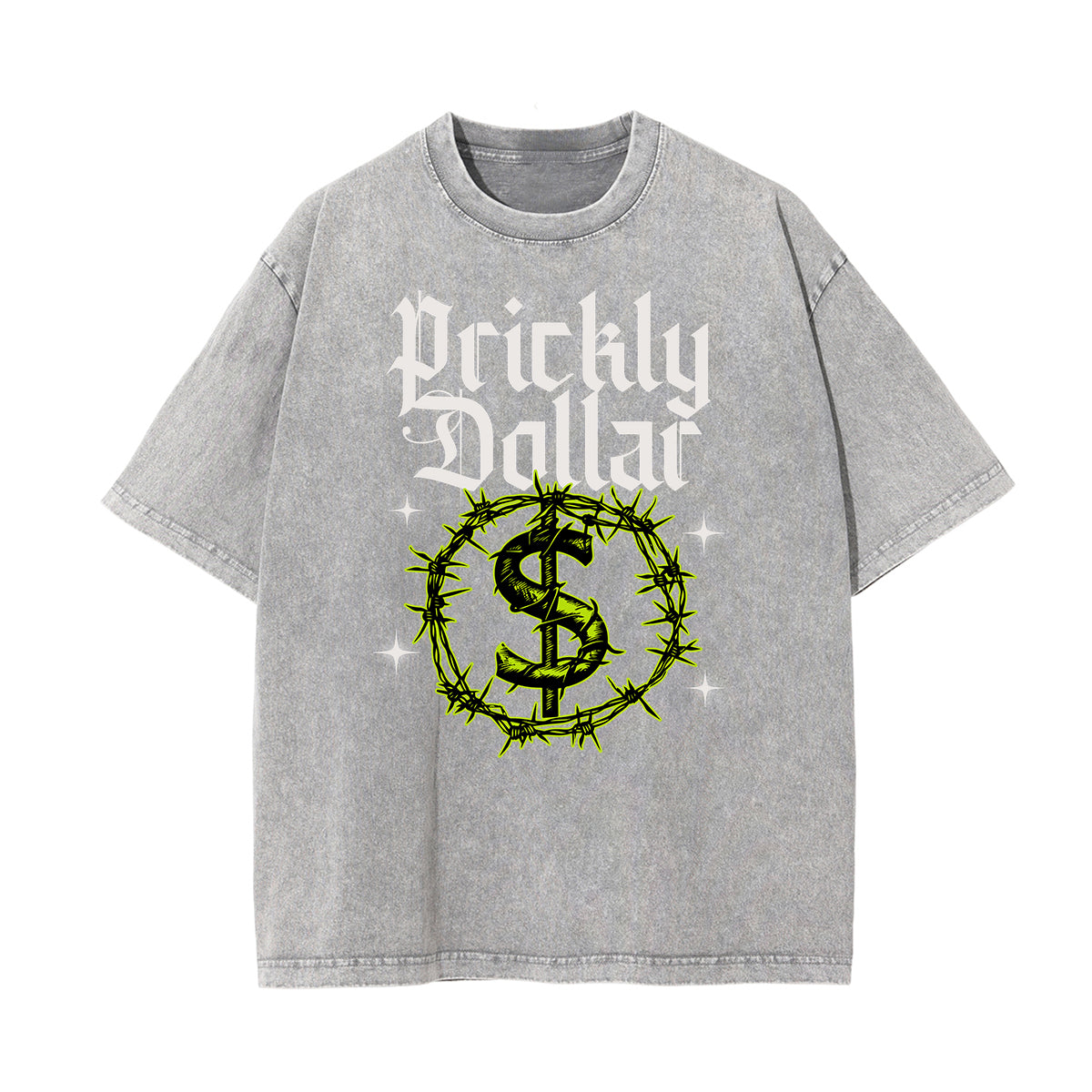 Camiseta gótica con motivo de muerte lavada a la piedra