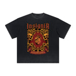 Vintage-Style Frayed Gothic Death Motif Tee