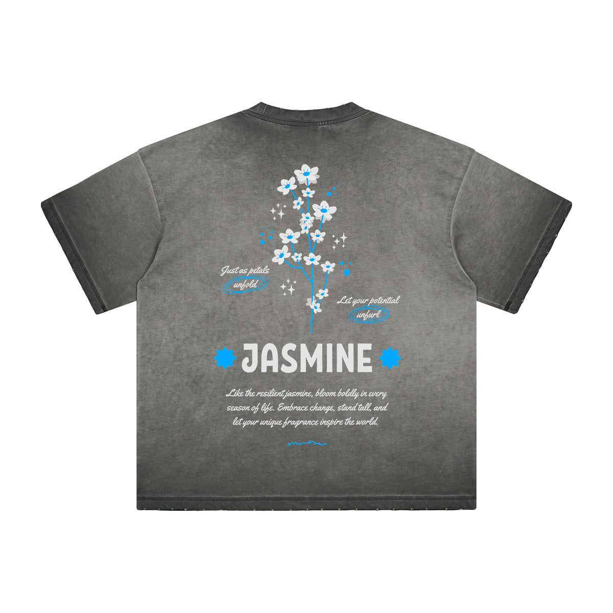 Heavyweight Washed Flower Graphic Tee