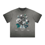 Heavyweight Washed Flower Graphic Tee