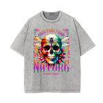 Washed Cotton Flower Graphic Tee