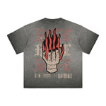Heavyweight Washed Flame Graphic Tee