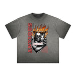 Heavyweight Washed Flame Graphic Tee