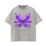 Washed Cotton Flame Graphic Tee