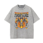 Washed Cotton Flame Graphic Tee