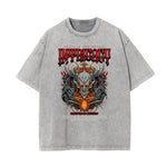 Washed Cotton Flame Graphic Tee