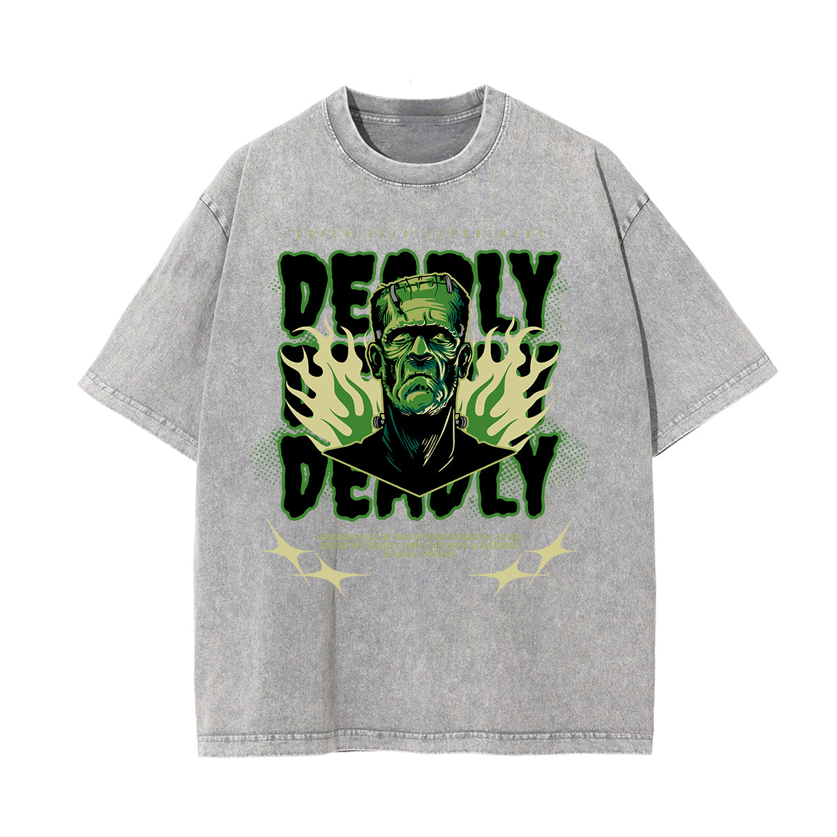 Washed Cotton Flame Graphic Tee