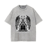 Washed Cotton Flame Graphic Tee