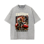 Washed Cotton Flame Graphic Tee