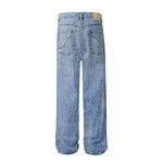 Light Wash Distressed Loose Jeans