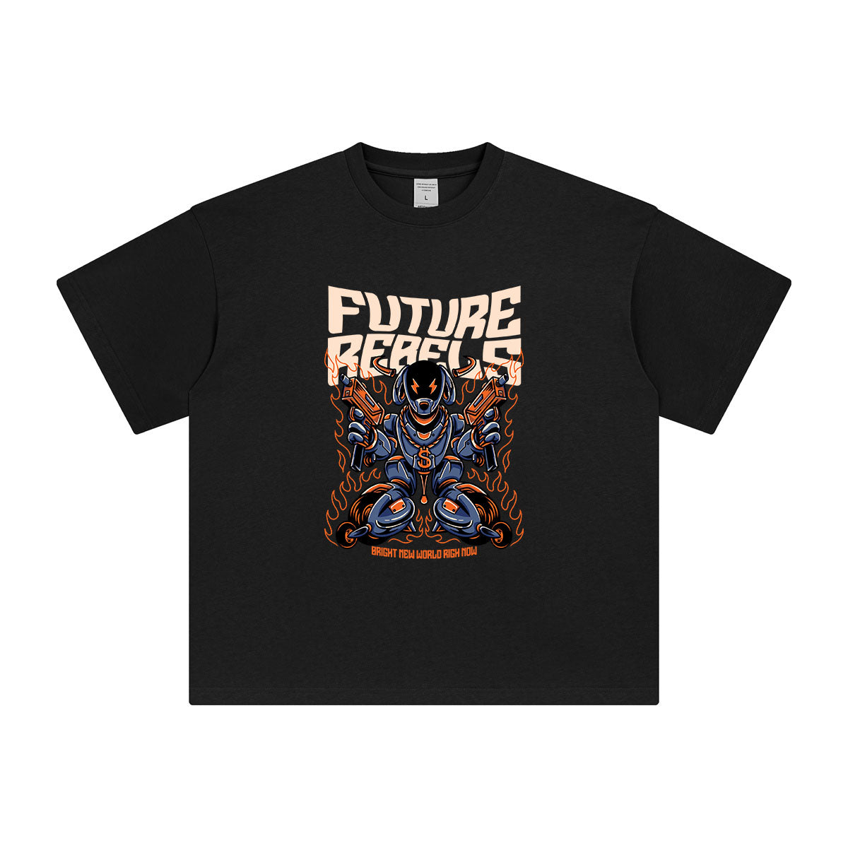 Robot Dog Graphic Tshirt for Youth-INNBLAC Fashion Apparel