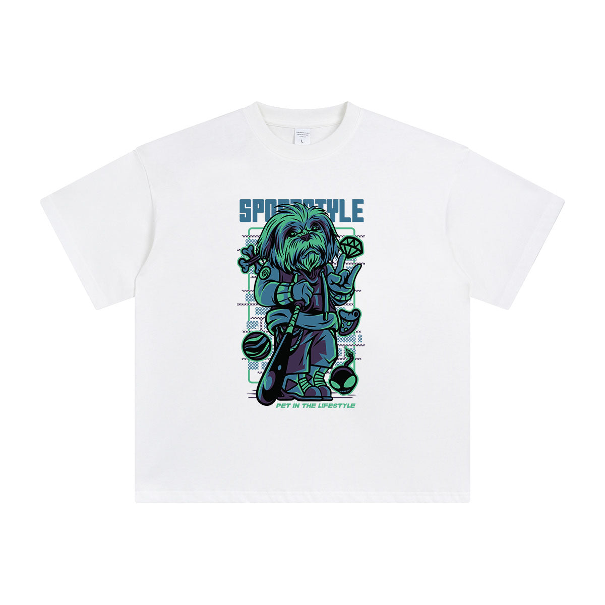 Shih Tzus Sport Style Graphic Tee-INNBLAC Fashion Apparel