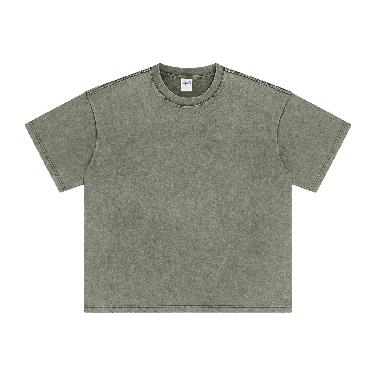 Stone Wash Heavyweight T Shirt 8oz - FSP-INNBLAC Fashion Apparel