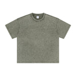 Stone Wash Heavyweight T Shirt 8oz - FSP-INNBLAC Fashion Apparel