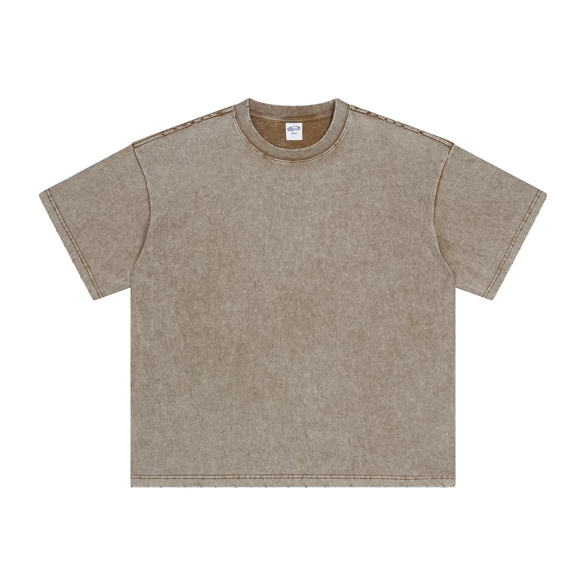 Stone Wash Heavyweight T Shirt 8oz - FSP-INNBLAC Fashion Apparel