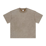 Stone Wash Heavyweight T Shirt 8oz - FSP-INNBLAC Fashion Apparel