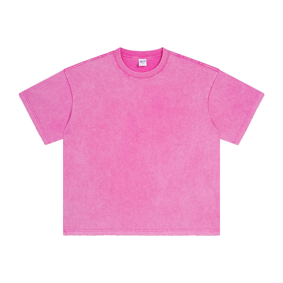 Stone Wash Heavyweight T Shirt 8oz - FSP-INNBLAC Fashion Apparel