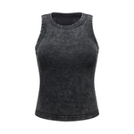 Stone Wash Thick Crop Top 9.5oz-INNBLAC Fashion Apparel