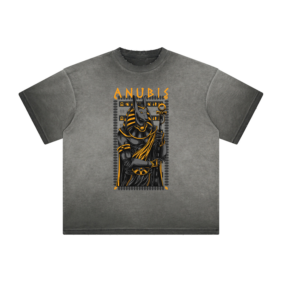 Distressed Streetwear Cartoon Graphic Tee