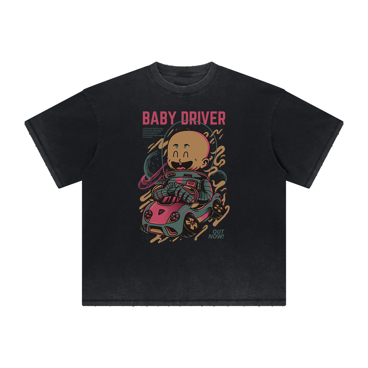 Heavyweight Streetwear Cartoon Graphic Tee