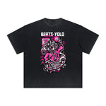 Heavyweight Streetwear Cartoon Graphic Tee