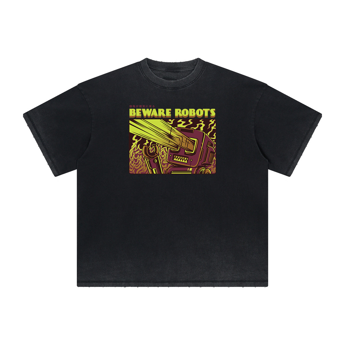 Heavyweight Streetwear Cartoon Graphic Tee
