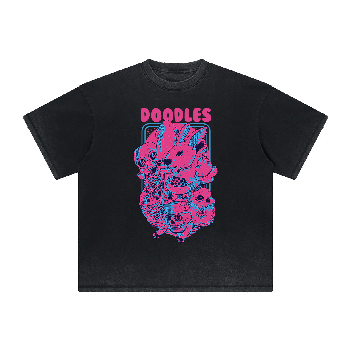 Distressed Punk Monster Graphic Tee