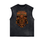 Camiseta sin mangas con gráficos steampunk